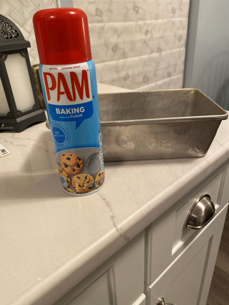 Pam Baking Spray and Loaf Pan