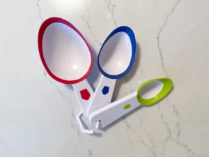 Wilton cupcake scoops in small, medium and large