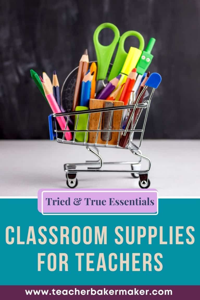 33 Tried & True Essentials List of School Supplies for Teachers from